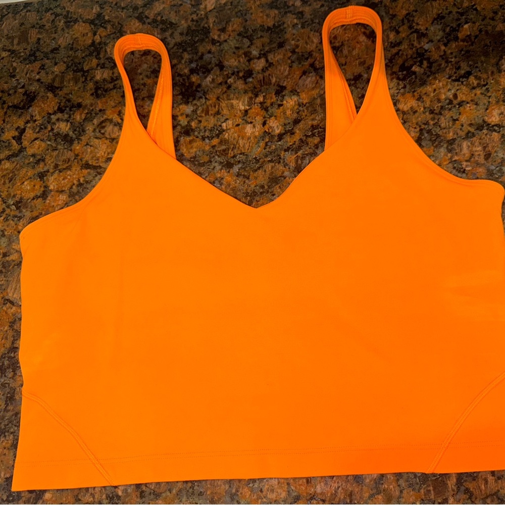 Lululemon Align Tank Orange Soda size 12